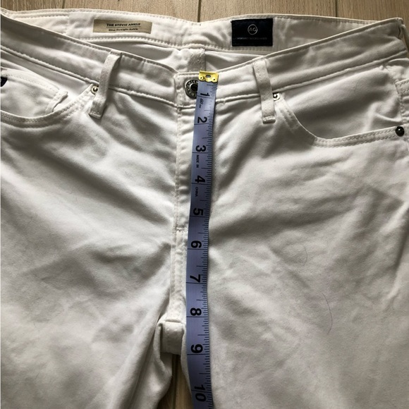 AG Adriano Goldschmied The Stevie Ankle White Jeans - Picture 5 of 15